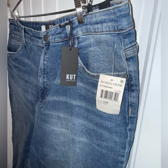 KUT from The Kloth Rachael High Rise Fab Ab Mom Jean Size 22 Women’s NWT - Picture 3 of 11